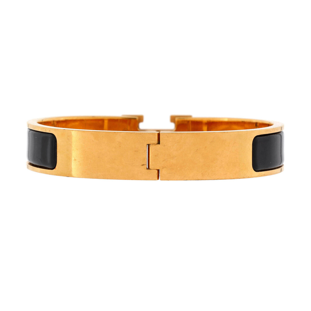 Hermes Narrow Clic H Bracelet Enamel - Picture 2 of 3
